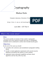 Cryptography Course Provides Overview of Modern Crypto Techniques