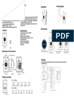 No Touch Exit Sensor Installation and Operation Guide