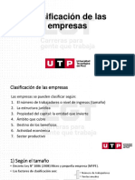 Clasificacion de Las Empresas en El Peru PDF