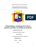 Fisiopatología y Patología de La Ulcera Gástrica