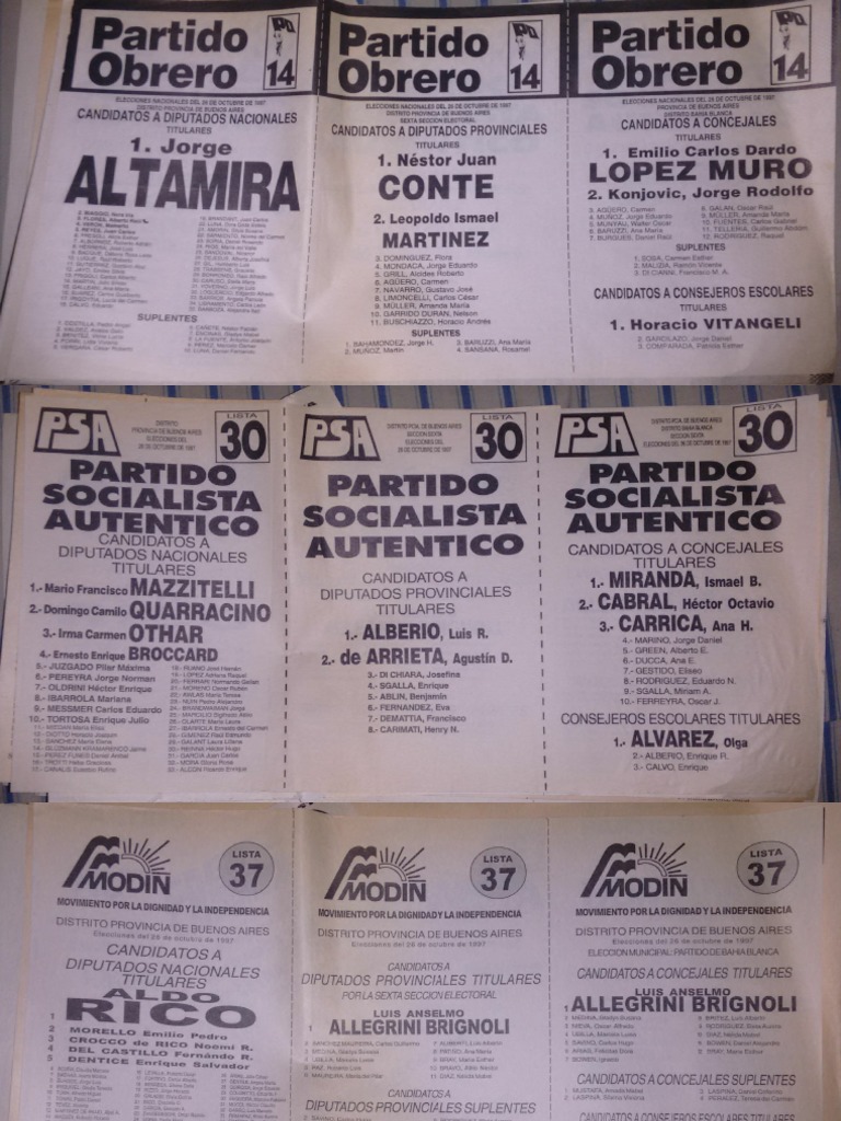 Elecciones 1997 PDF PDF