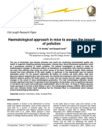 Haematological Approach in Mice To Assess The Impact