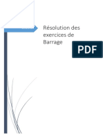Résolution Des Exercices de Barrage PDF