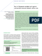 Antidiabetic Effect of Drymaria Cordata Leaf Again PDF