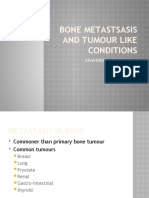 Bone Metastsasis and Tumour Like Conditions: Aravinda Narasimhan.V Roll No 21