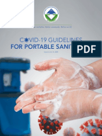 C Vid-19 Guidelines: For Portable Sanitation