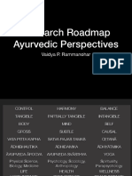 Research Roadmap Ayurvedic Perspectives