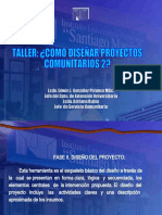 TALLER 5 Como Diseñar Proyectos Comunitarios 2