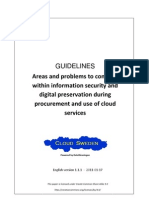 Cloud Sweden Security-DigitalPreservation v1.1.1 English Final