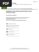 Modelling of Preconditioning by Blasting in Block and Panel Caving