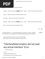 _InterfaceDetermination did not yield any actual interface_ Error