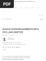 Aleaud Acknowledgments With Idoc - Aae Adapter 1