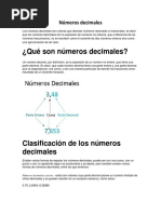 Clase Números Decimales PDF