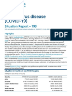 Who Covid-19 Situation Report For July 31, 2020