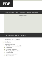 Estimation of Cash Flows and Capital Budgeting: Business Finance II