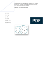 Ven Diagrams Worksheet