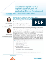 When selecting accelerated or stressed conditions, consideration should be given to avoid temperatures near important transition-temperatures where degradation will be less stable or unpredictable