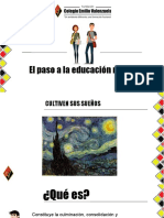 El Paso A La Educación Media