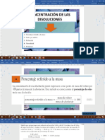 CALCULO DE LAS CONCENTRACIONES
