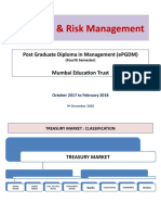 Treasury & Risk Management: Post Graduate Diploma in Management (ePGDM)