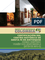 Cartilla Sostenibilidad Turística Santa Fe de Antioquia