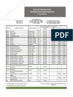 Lista de Precios 