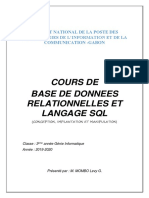 Cours de BDR DUT& Licence GI3