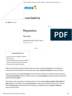 Cómo Arreglar Una Batería - 36 Pasos PDF