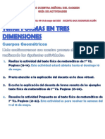 Cuerpos Geométricos: 1. Esta Actividad Estará Abierta Hasta El Domingo 10 de Mayo