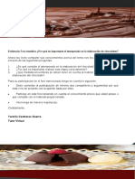 Evidencia Foro Temático Por Qué Es Importante El Atemperado en La Elaboración de Chocolates