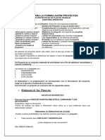 Guía para La Formulación Proyectos PDF