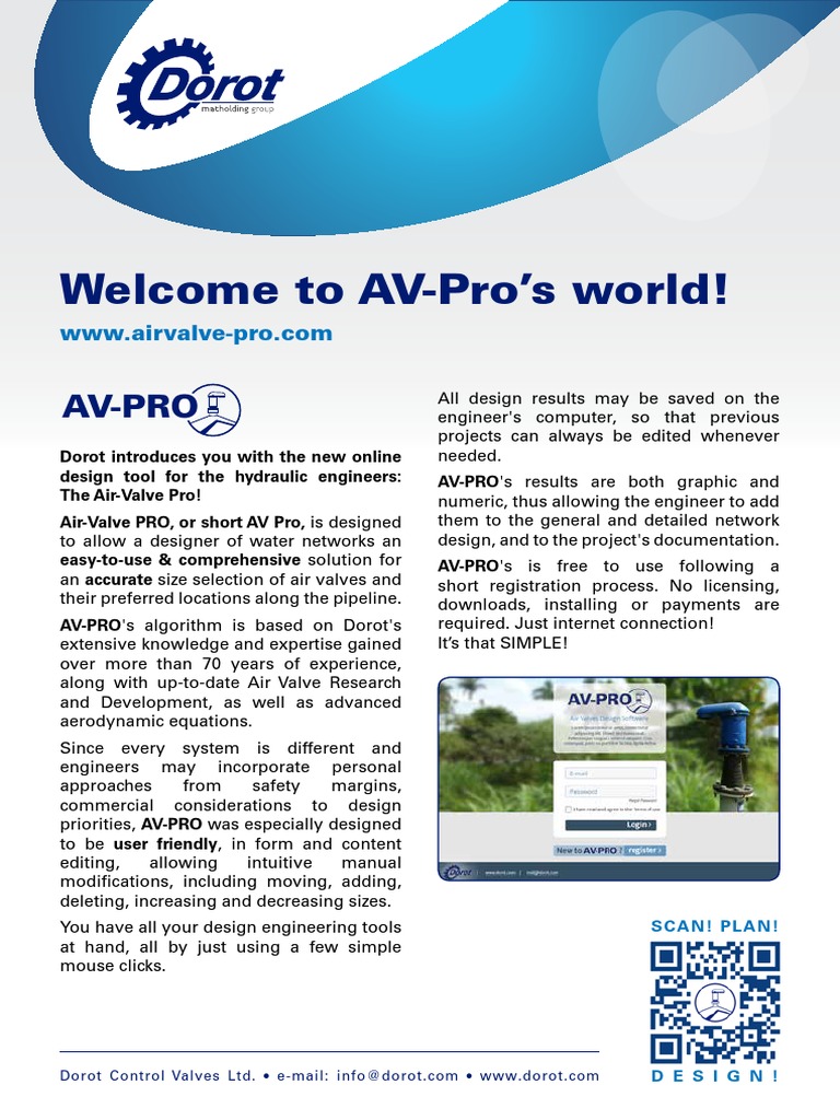 AV-Pro: Online Tool for Air Valve Design | PDF | Usability | Engineer