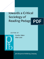 Baker - Towards A Critical Sociology of Reading Pedagogy