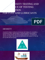 Importance of Density Testing for Fuel and Lubricants