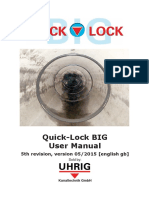 Quick-Lock BIG User Manual: 5th Revision, Version 05/2015 (English GB)