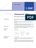 Chimassorb 2020: Technical Information Plastic Additives