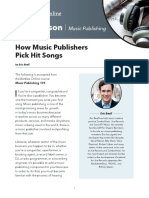 Mini Lesson: How Music Publishers Pick Hit Songs