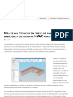 Más de Mil Técnicos en Curso de Simulación Energética de Sistemas HVAC para Edificaciones - ACR Latinoamérica