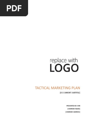 Tactical Marketing Plan
