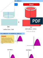 Cylindrical Shell Volume Calculation