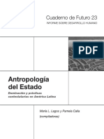 Antropologia Del Estado I - Libro