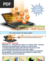 Class XII (As Per CBSE Board) : Informatics Practices