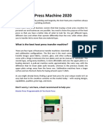 Best Heat Press Machine 2020 PDF