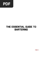 The Essential Guide To Bartering: Page - 1