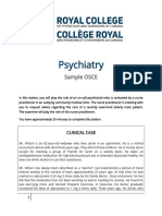 Psychiatry Sample Osce Exam e