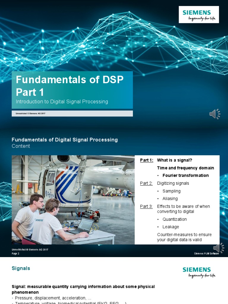 Fundamentals of DSP Introduction To Digital Signal Processing PDF