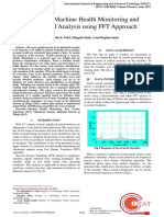 Real Time Machine Health Monitoring - FFT Approach