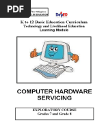 K To 12 PC Hardware Servicing Learning Module