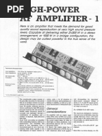 Hi Fi Amplifier