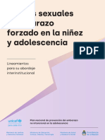 Abusos sexuales y embarazo forzado en la niñez y adolescencia